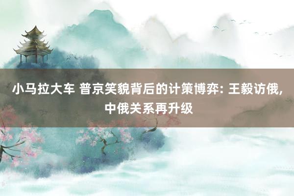 小马拉大车 普京笑貌背后的计策博弈: 王毅访俄, 中俄关系再升级